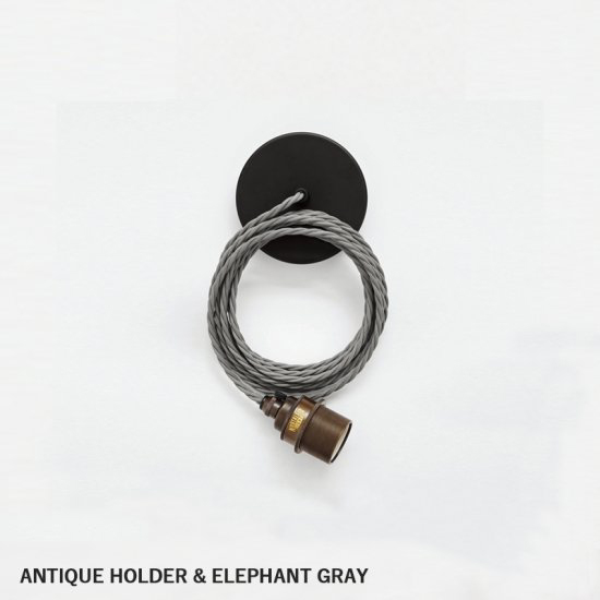 ANTIQUE HOLDER ELEPHANT GRAY